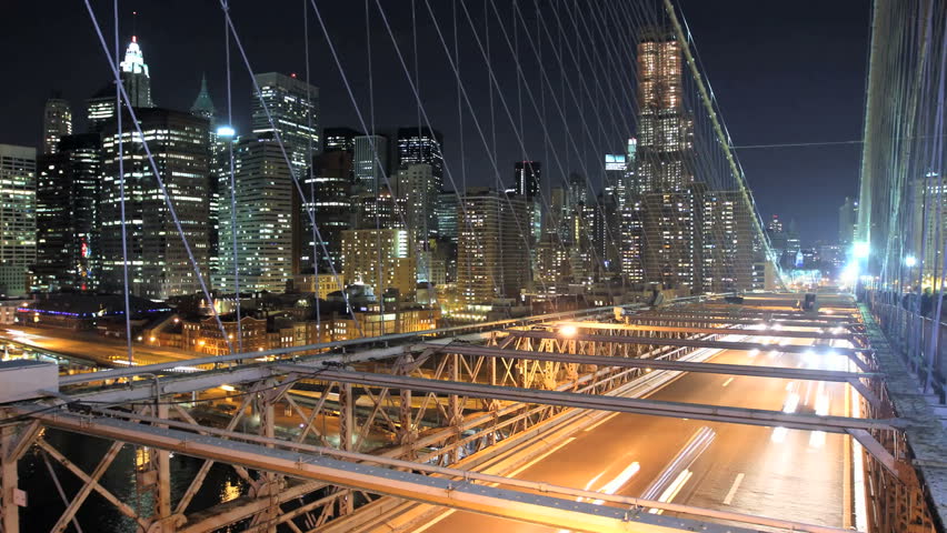 Brooklyn Bridge Traffic Time Lapse