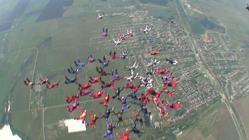 Skydiving video