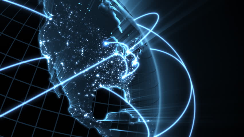 Growing Global Network  - blue version 