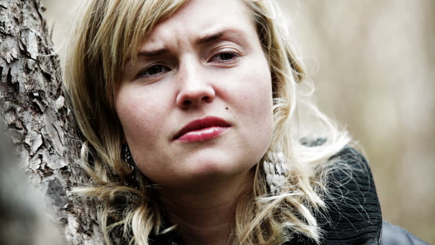 Thoughtful woman