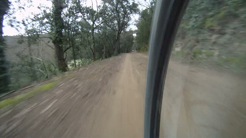 Mountain Bike ride along rural track
