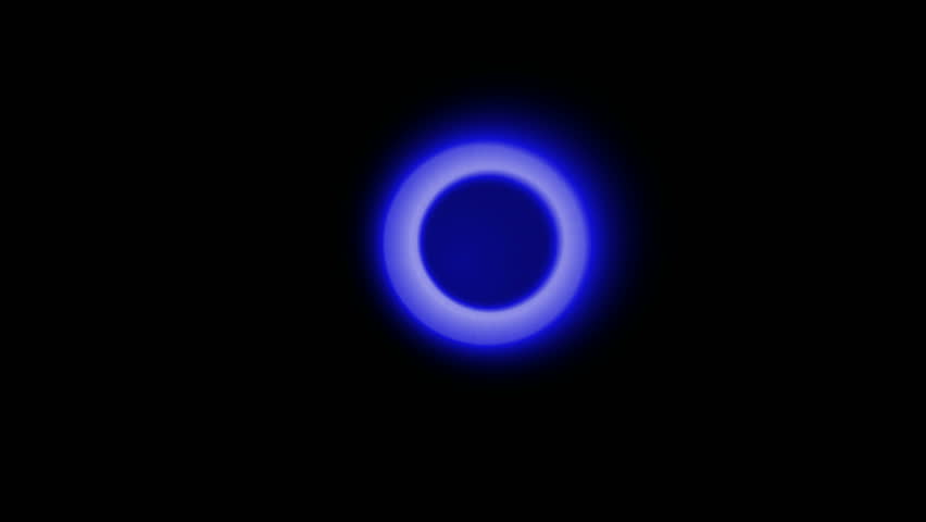 blue circle light