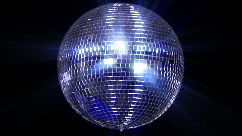 disco mirror ball center wide