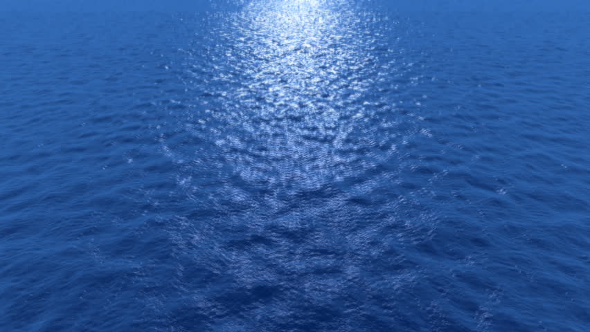 as seen on many movies for credits or to start the movie: the water fly. you can easily make it longer with a wipe or dissolve