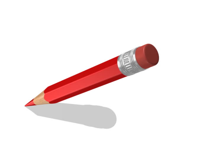 Pencil writes Happy New Year, Merry Christmas and Happy Birthday 