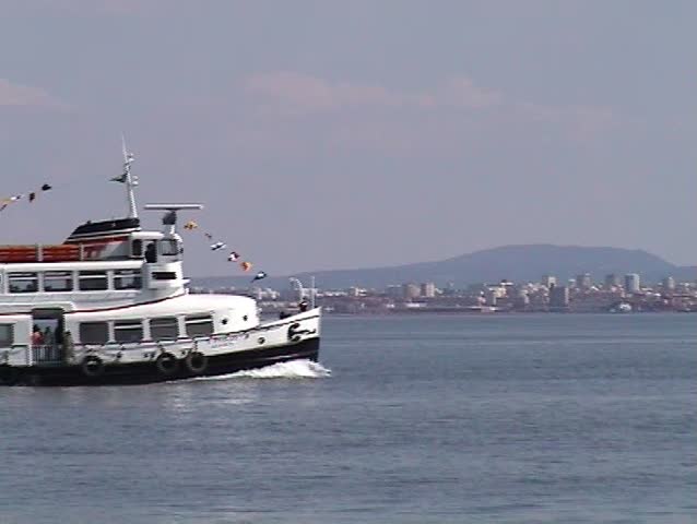 Ferry boat in river