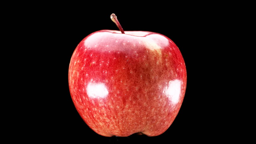 Spinning apple. Spinning apple