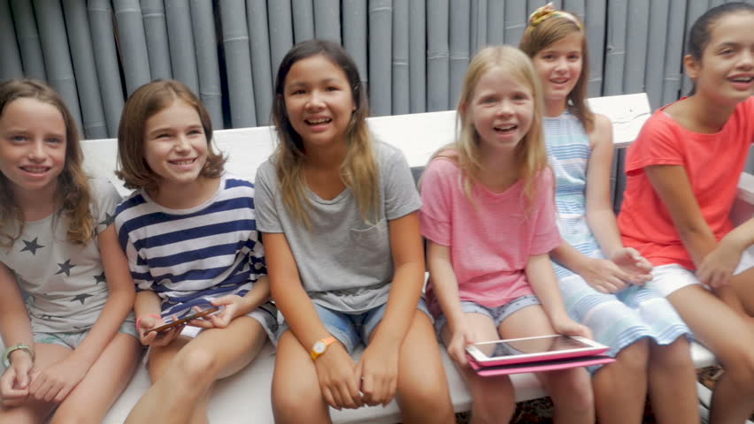 Group of young girls masterbating 9