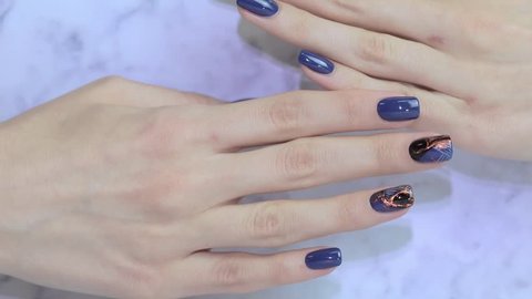 Nail Design Manicure Nail Stock Footage Video 100 Royalty Free