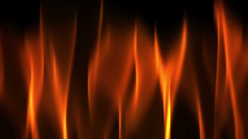 Red Fire Flame On Black Stock Footage Video 100 Royalty Free