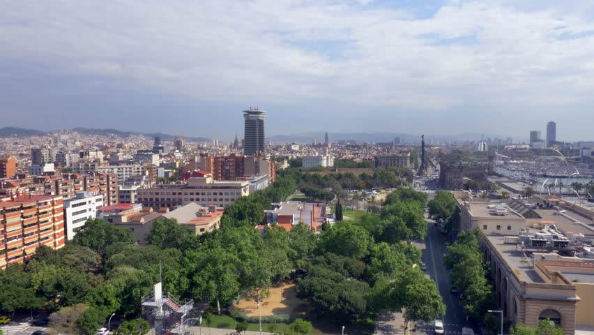 view-across-barcelona-spain-image-free-stock-photo-public-domain