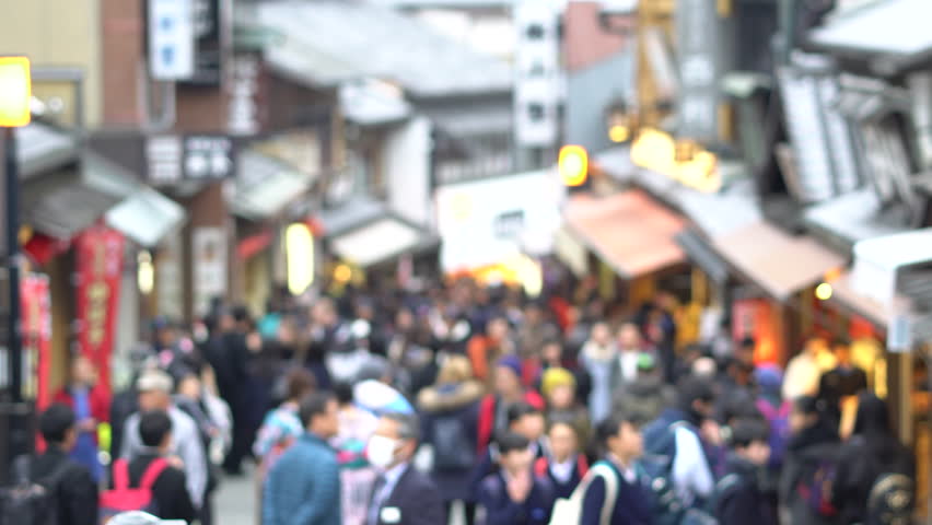 old asian people in a crowd image Free stock photo Public Domain