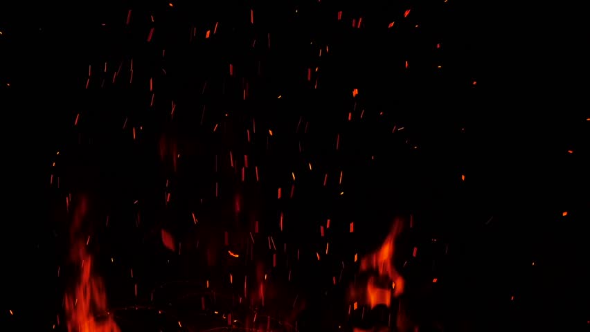 Abstract Red Glowing Fire Design Stock Footage Video (100% ...