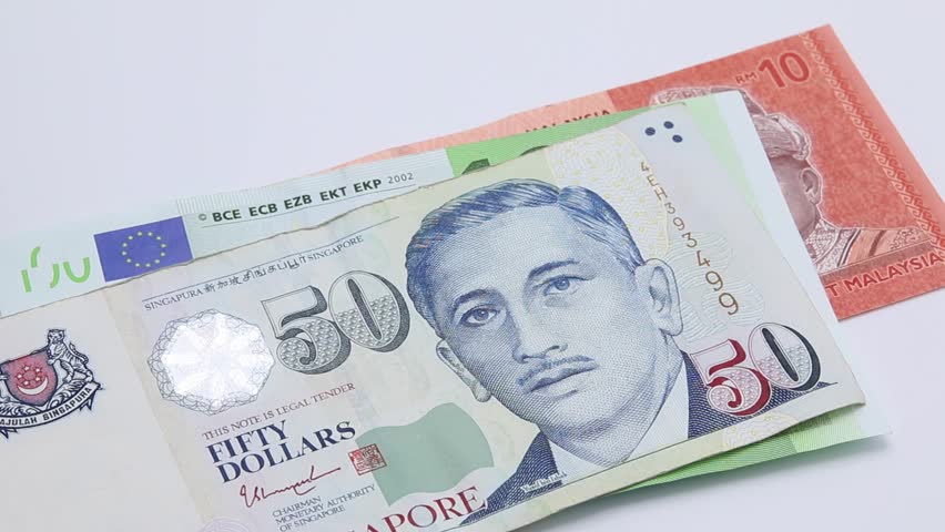 Put Banknote Malaysia Ringgit Euro Stock Footage Video 100 Put Banknote Malaysia Ringgit Euro Singapore Dollar An Yen Thai Baht And China Yuan Consecutively On White Background