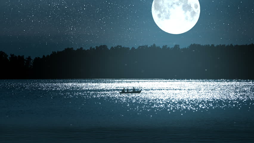 full moon boat lights