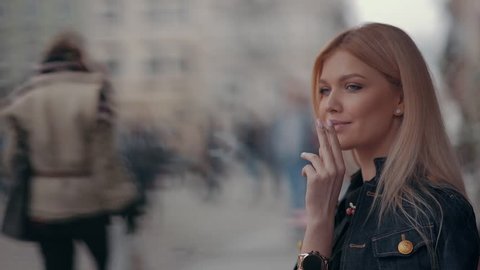 Young girls smoking videos