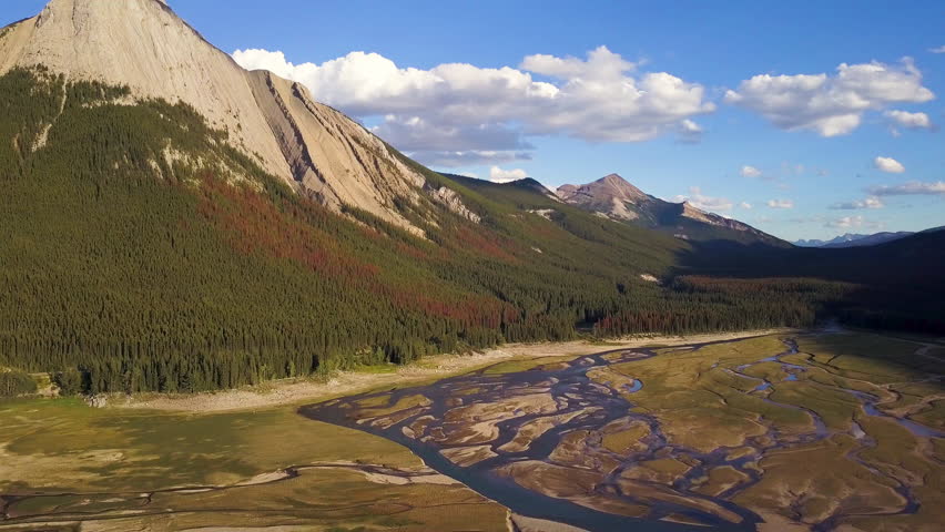River Valley landscape in Alberta image Free stock photo Public