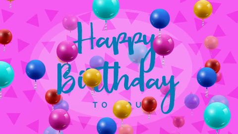Bạn đang tìm kiếm một hình nền màn hình đầy màu sắc và vui tươi để kỷ niệm sinh nhật của mình? Hãy thử xem Happy Birthday Best Loop Stock Footage Video nhé! Với những hình ảnh tuyệt đẹp và hài hước, video này sẽ giúp bạn tạo ra một không gian đầy tiếng cười và niềm vui trong ngày sinh nhật của mình.
