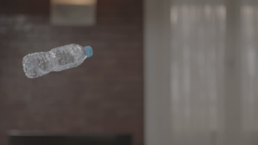 A Bottle Throw ,bottle Flipping Stock Footage Video (100% Royalty-free ...