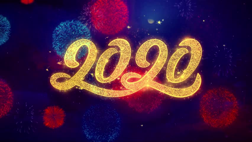 Happy New Year 2020 Greeting Stock Footage Video (100% Royalty-free) 1019240929 | Shutterstock