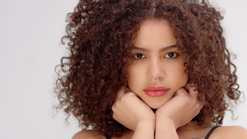 Mixed Race Black Woman With Stock Footage Video 100 Royalty