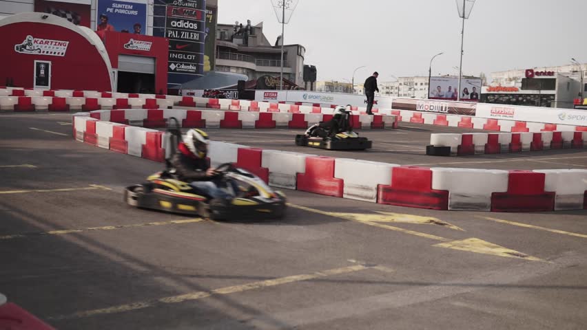 Hd00 28kishinev Moldova April 2019 Kart Racing Or Karting Is A