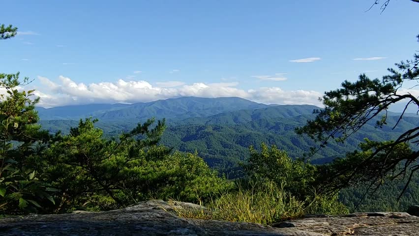 Great Mountain Scenery in Great Smoky Mountains National Park ...