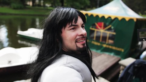 Muscle Man Long Hair Stock Video Footage 4k And Hd Video Clips