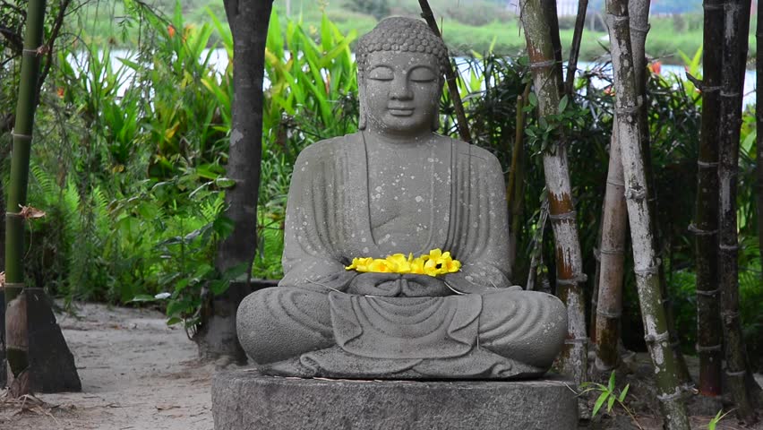 Garden Ornaments Buddha Java, Stone Garden Buddha Statue