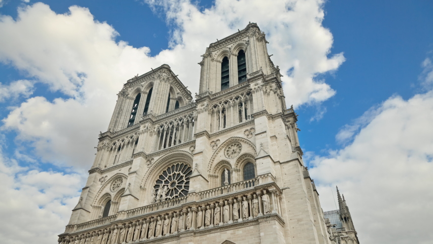 Notre Dame Cathedral in Paris France image - Free stock photo - Public