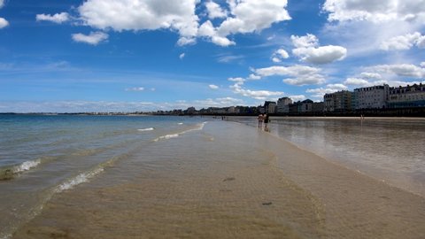 Saint Malo Beach Stock Video Footage 4k And Hd Video Clips