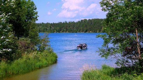 Gorgeous Scene Of Boats On Stock Footage Video 100 Royalty Free