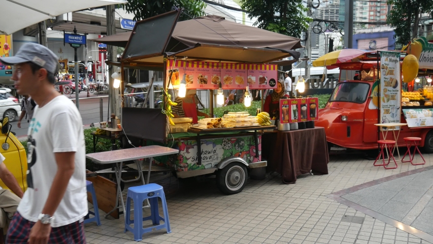 Thai Street Food Truck Stock Video Footage 4k And Hd Video Clips