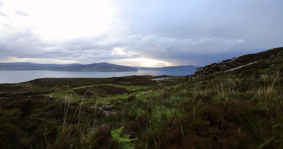 Beautiful landscape with sky and sunset in Skye, Scotland image - Free ...