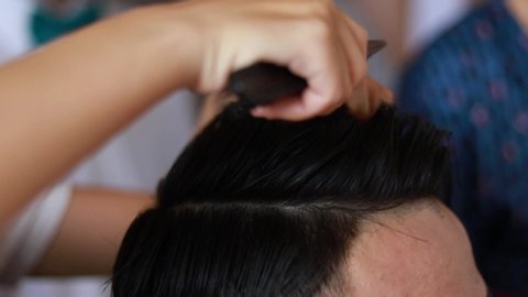 Perfect Hair Style Man Stock Video Footage 4k And Hd Video Clips