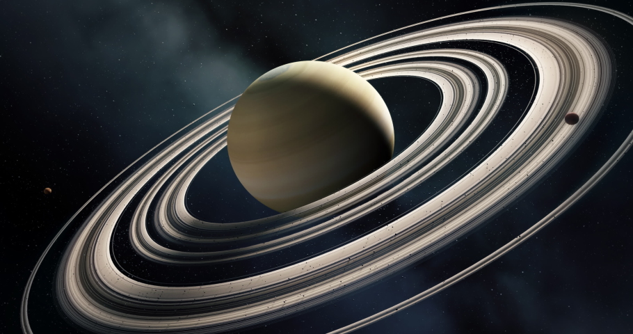 Saturn and its moons image - Free stock photo - Public Domain photo ...