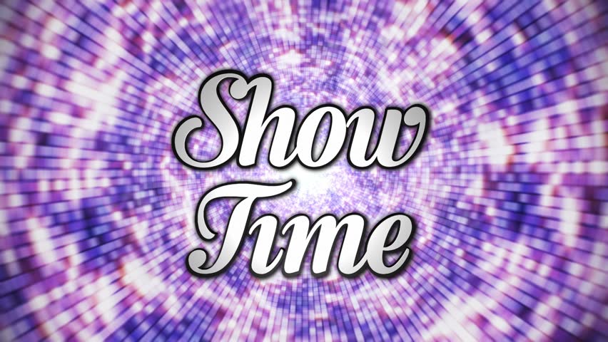 SHOW TIME Animation Text And Disco Dance Background, Zoom IN/OUT ...