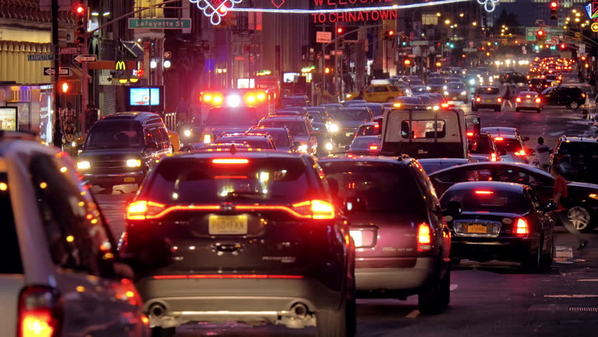 Image result for manhattan city busy night streets ambulance