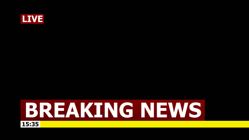 breaking news template lower third stock footage breaking news template lower third stock footage