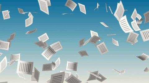 Animation Flying Paper Documents Icon On Stock Footage Video (100%  Royalty-free) 11714279 | Shutterstock