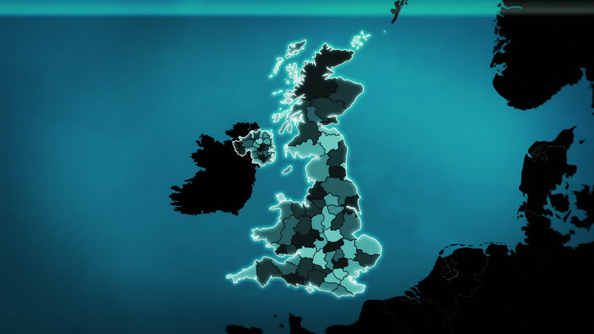 Uk Map Stock Video Footage - 4K and HD Video Clips | Shutterstock