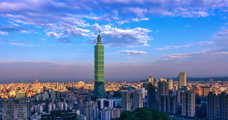 Night Skyline of Taipei, Taiwan image - Free stock photo - Public ...