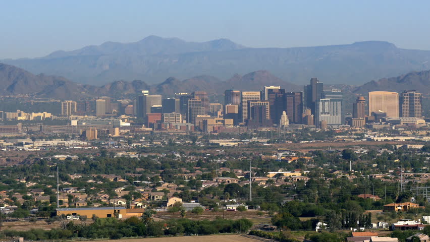 Phoenix Arizona Skyline Stock Footage Video | Shutterstock