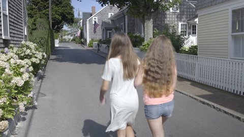 Teen Girls Walk Arm In Stock Footage Video 100 Royalty Free Shutterstock