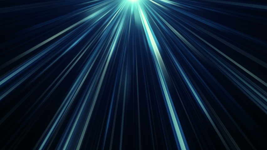 Abstract Background With Fast Flying Light Streaks. Animation Of Speed ...