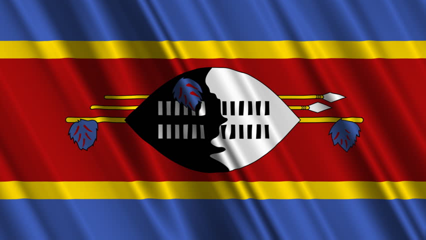 Swaziland Flag Loop 2 Stock Footage Video 1370533 | Shutterstock