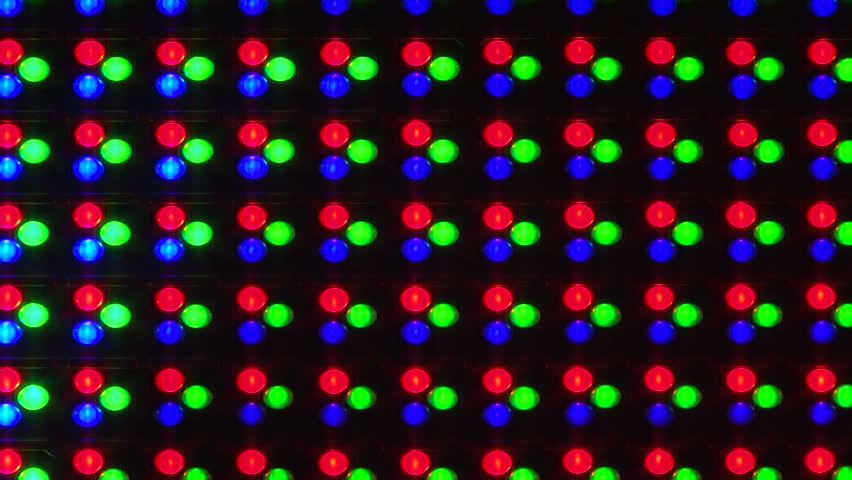 LED Screen Vivid RGB Close Up Stock Footage Video 14465713 | Shutterstock