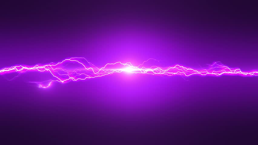 blue and purple lightning