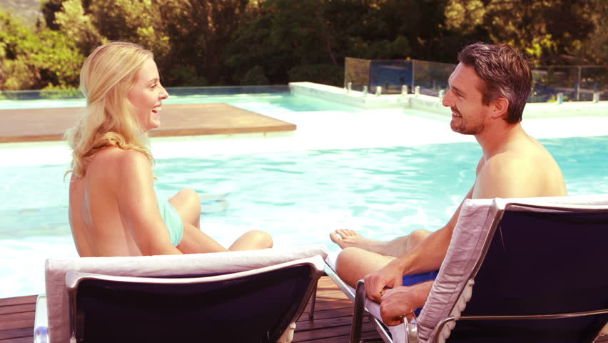 Image result for pool side couple
