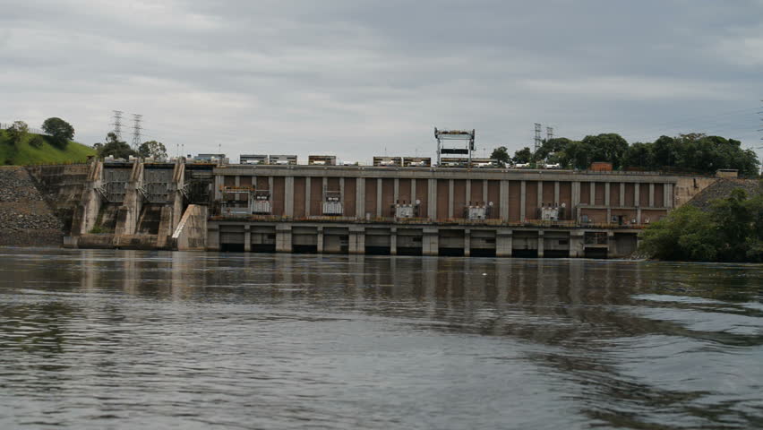 Victoria Nile River Hydropower, Jinja, Stock Footage Video (100% ...